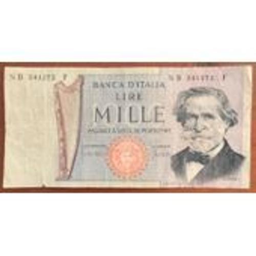 Billet De Banque 1000 Mille Lire - Banca D'italia - Italie - G Verdi