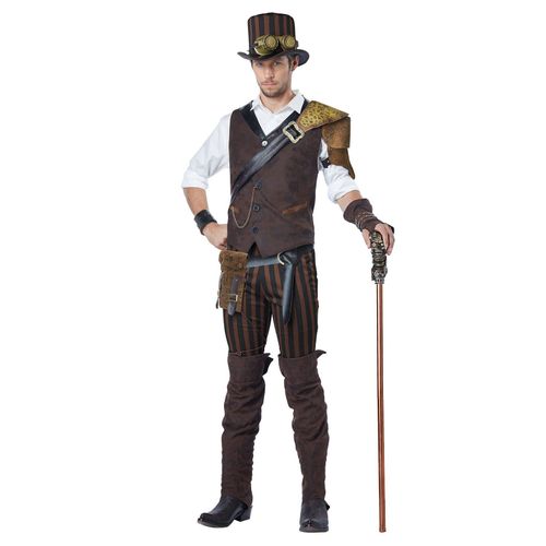 Déguisement Aventurier Steampunk Homme - Taille: S
