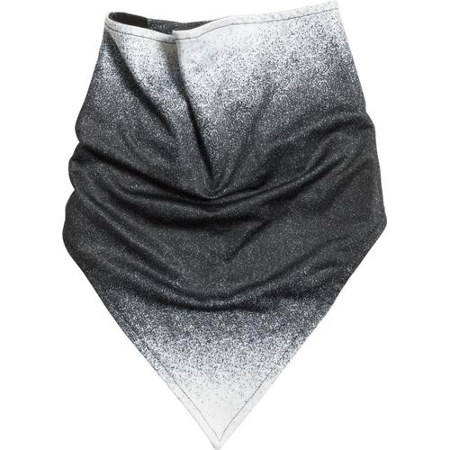 Bandana Triangulaire Avec Doublure Polaire - Kp419 - Noir Et Blanc