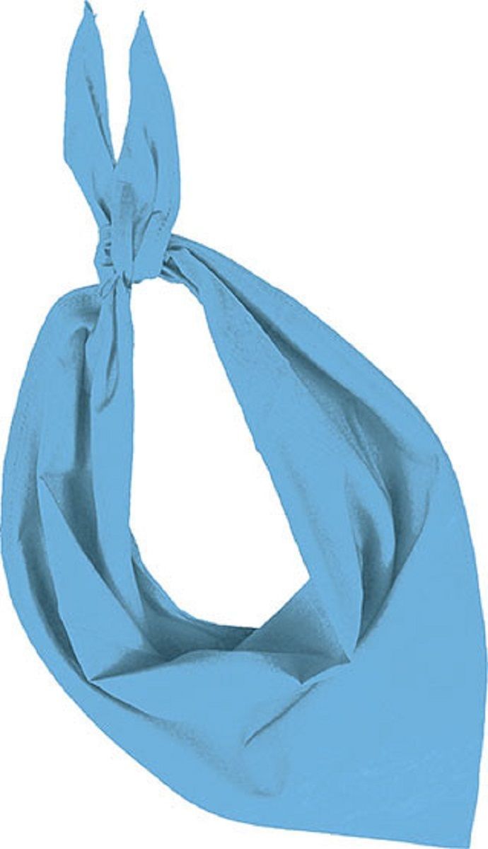 Lot De 10 Bandanas Fiesta - Bleu Ciel