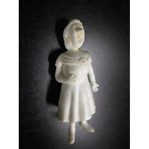 La Castafiore (Tintin) - Figurine Esso Belge Blanche.