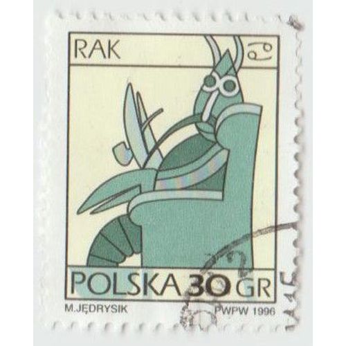 Timbre Rak Polska 30gr.M.Jedrysik