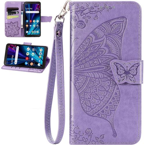 Coque Portefeuille Pour Samsung Galaxy S10 5g Avec Porte-Cartes Et Bracelet, Housse À Magnétique Pour Samsung Galaxy S10 5g Etui Pour Femme-07