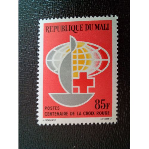 Timbre Mali Yt 56 Centenaire De La Croix-Rouge 1963 ( 030404 )