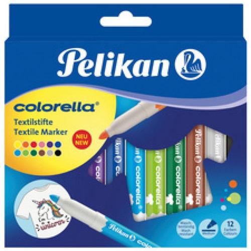 Pelikan Pelikan Marqueur Pour Textile Colorella, Étui Carton De 12