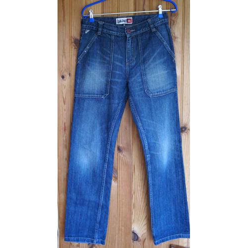 Jean Quiksilver Bleu Taille 16 Ans Réglable