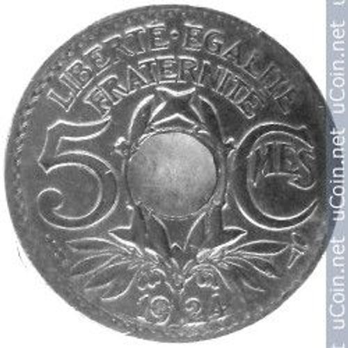France = Pièce De 5 Centimes, Lindauer,  De 1924 Poissy.