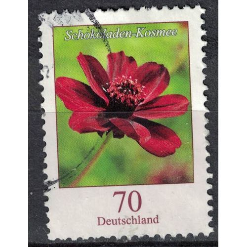 Allemagne 2015 Oblitéré Used Plante Fleur Schokoladen Kosmee Atrosanguineus Cosmos Chocolat Su