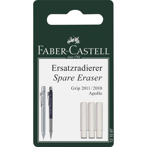 Faber-Castell Blister 3 Gommes De Rechange Pour Grip 2011