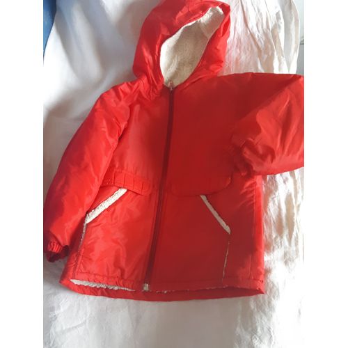 Blouson Imperméable Doublée Avec Capuche