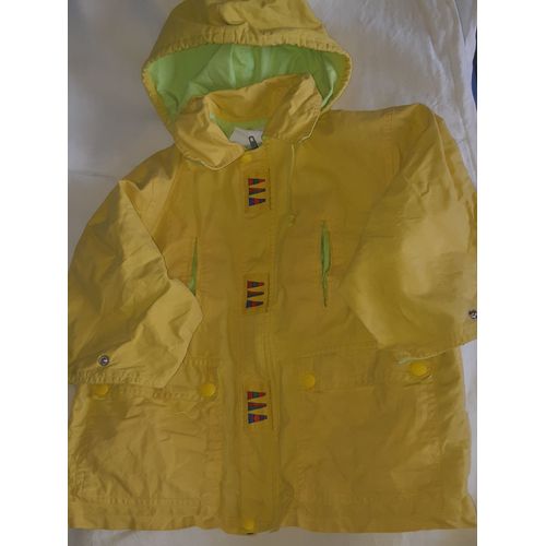 Blouson Imperméable Avec Capuche Amovible