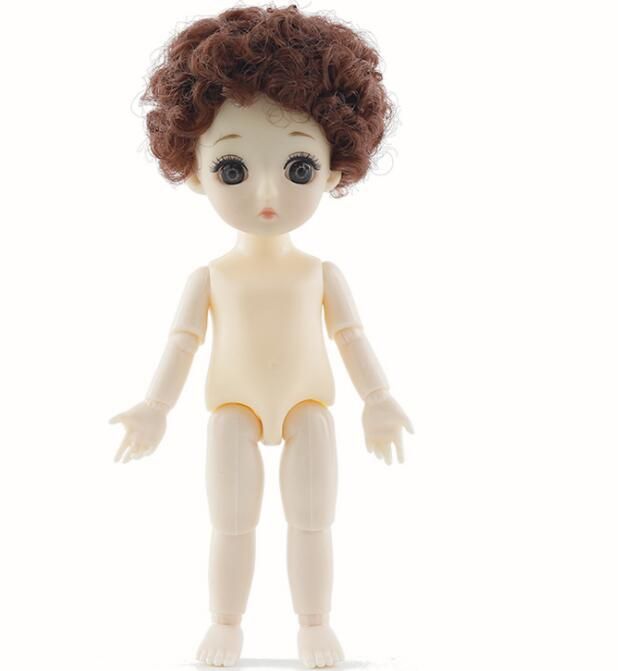 13 poupées articulées mobiles 15cm 1/8 jouets BJD bébé poupée nue femmes corps p 