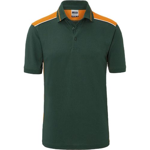Polo De Travail - Homme - Jn858 - Vert Fonc?