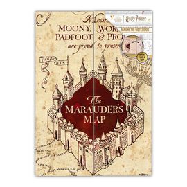 Harry Potter Bloc-Notes Magnétique A5 Marauders Map (Carton De 6)