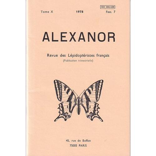 Alexanor Revue Des Lépidoptéristes Français 10