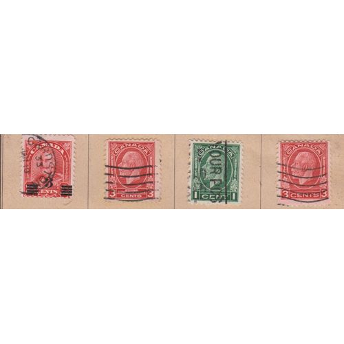 8 Timbres Canadiens Jacques Cartier . Canada Postage Stamp