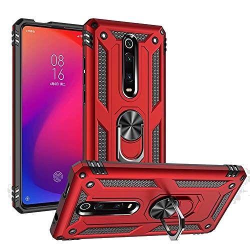 Coque Antichoc + 2x Vitres Verre Trempé Pour Xiaomi Mi 9t / 9t Pro Rouge