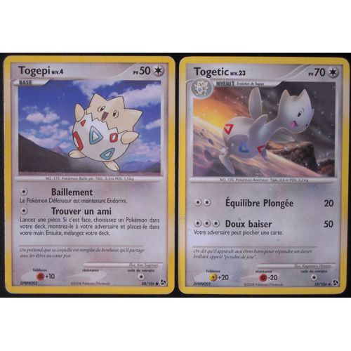 Duels Au Sommet - Togepi (88) + Togetic (55/106)