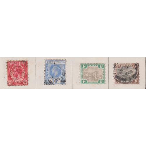8 Timbres De Malaisie Malaya . Malaysia Stamps