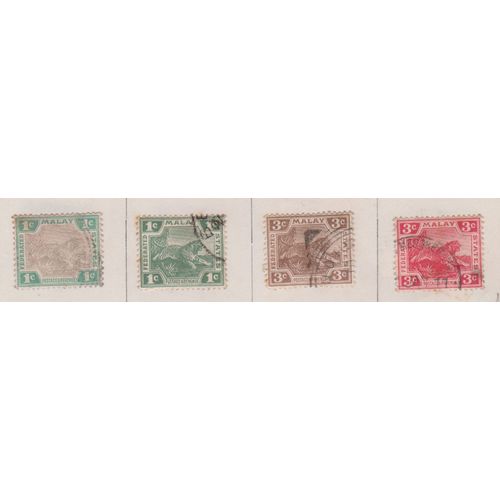 8 Timbres De Malaisie Federated. Malaysia Stamp