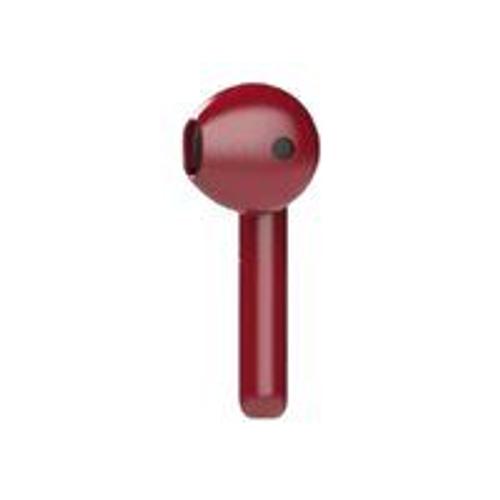 Ryght Ways - Écouteurs sans fil avec micro - intra-auriculaire - Bluetooth - rouge