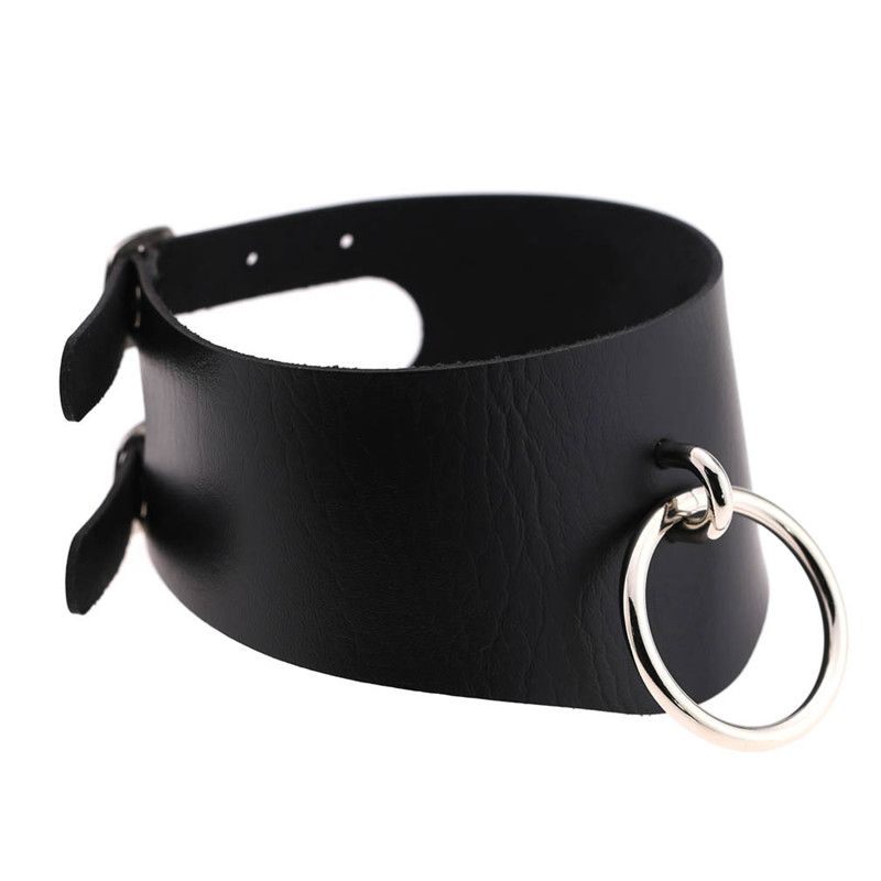 Bondage Sexe Bdsm Collier Noir Esclave Boucle Chaine Sado Sm Collar Fetish Sex Dog