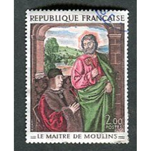 Timbre Oblitéré - " Le Maître De Moulins " - 2,00f - Cami - 1972