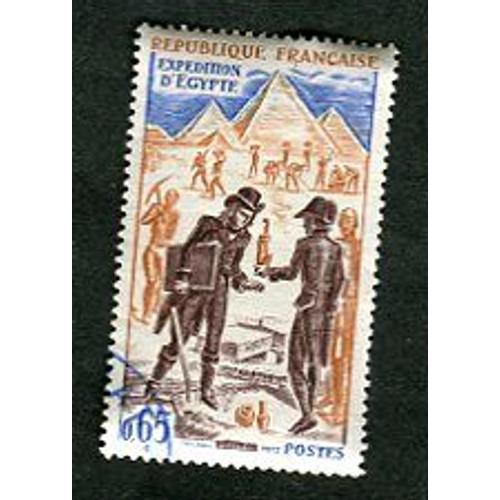 Timbre Oblitéré - " Expédition D' Egypte " - 0,65 F - Decaris - 1972