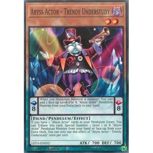 Yugioh! Acteur Des Abysses - Doublure Branchée (Led3-Fr052)