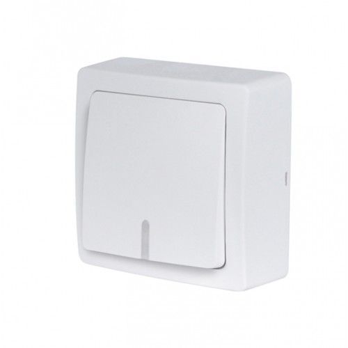 Va-et-vient saillie avec voyant lumineux complet - blanc - Blok DEBFLEX