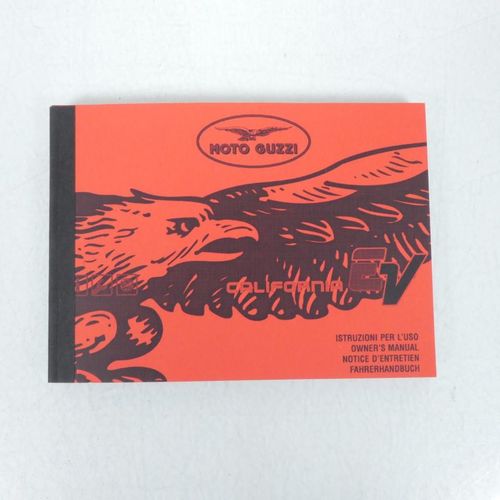 Manuel Entretien Pour Moto Moto Guzzi 1100 California Ev Touring Gu03900010 Neuf