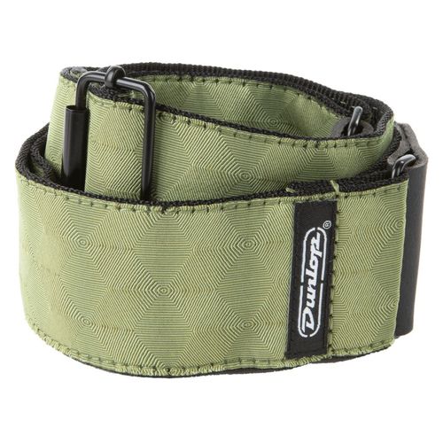 Dunlop D6710 - Sangle Jacquard - Hexagon Echo Olive