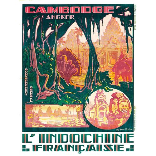 Affiche L'indochine Française