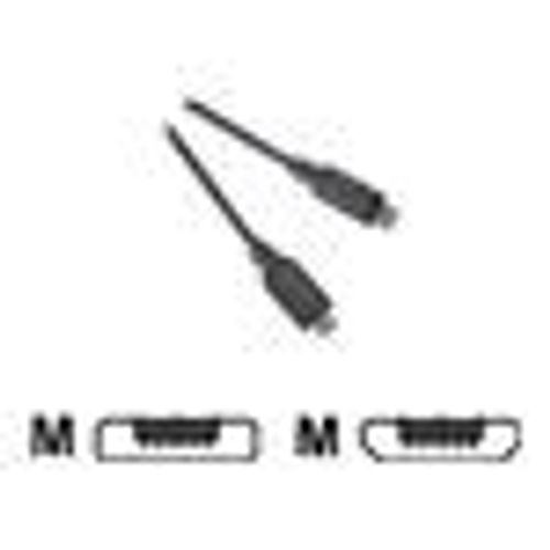 exertis Connect - Câble USB - Micro-USB de type B (M) pour Micro-USB Type A (M) - 1 m