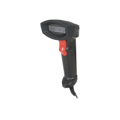 Manhattan Linear CCD Handheld Barcode Scanner, USB, 500mm Scan Depth, IP54 rating, Cable length 1.5m, Max Ambient Light 100,000 lux (sunlight), Black, Three Year Warranty, Box - Scanner de code à...