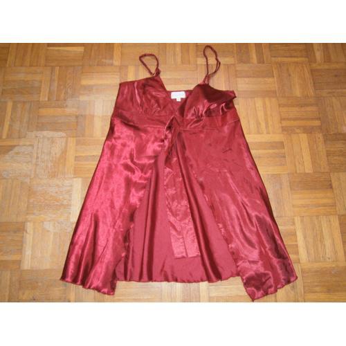 Nuisette Rouge Bordeaux Taille 38 Marque Ici Et Maintenant