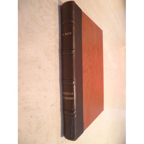 Batailles De Femme - Format Livre Pleine Reliure Cuir Dos 4 Nerfs