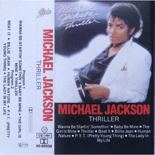 Michael Jackson Thriller Cassette Audio