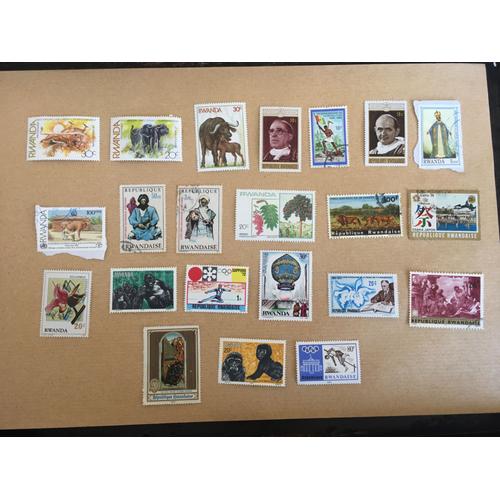 Rwanda - Lot De 22 Timbres Différents - Rl 62