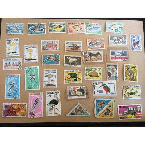 Mali - Lot De 35 Timbres Différents - Rl 65