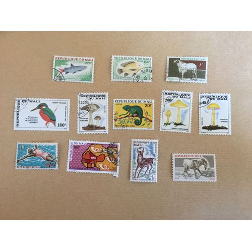 Mali - Lot De 12 Timbres Différents - Rl 66