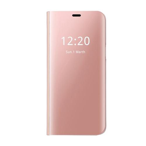 Etui Coque Folio Clear View Pour Samsung Galaxy S10 - Rose