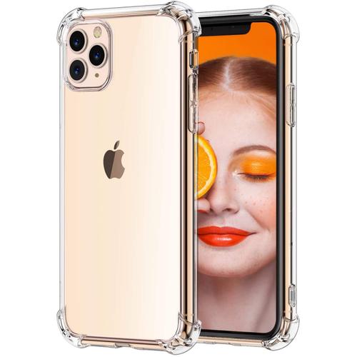 Apple Iphone 11 Pro (5.8) Housse Etui Coque De Protection 4 Coins Renforcé [Transparent]