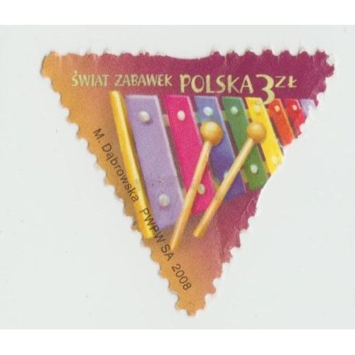 Timbre. Swiat Zabawek. Polska. 3zl.M.Dabrowska