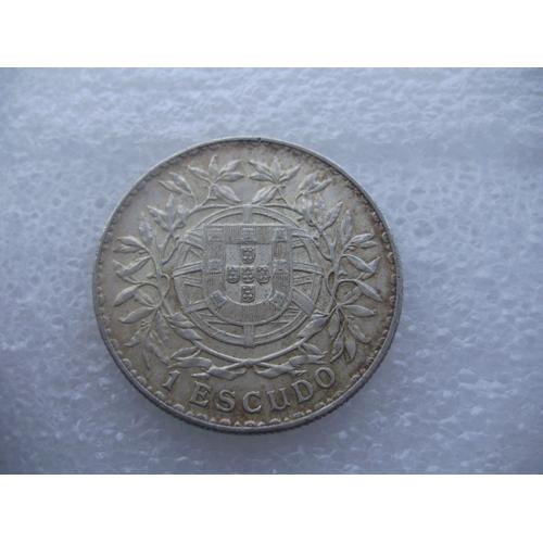 Portugal 1 Escudo 1915 Argent 835/1000