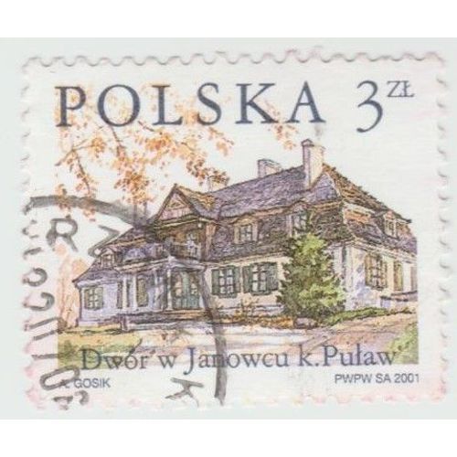 Timbre Dwor W Janowcu K.Pulaw.Polska.3zl.A.Gosik.2001.