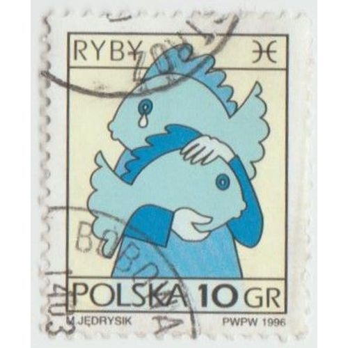 Timbre Ryby.Polska 10gr.M.Jedrysik.1996.