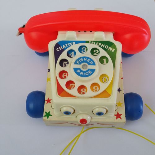 Téléphone À Tirer Fisher Price 747 Vintage
