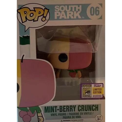 Figurine Limited Édition Comic Con San Diego Funko Pop South Park Numéro 6 Mint Berry Crunch