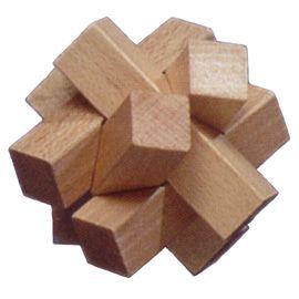 Puzzle de boule en bois japonais Verrouillage japonais Puzzle